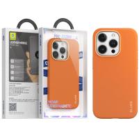 Blueo Leather Mobile Phone Case iPhone 15 Pro Max Orange In Blister