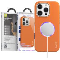 Blueo Leather Mobile Phone Case iPhone 15 Pro Max Orange In Blister