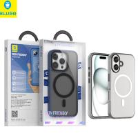 Blueo Skin Friendly Frosted Anti-Drop Case - iPhone 16 - Grey In Blister