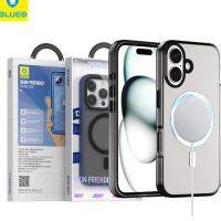 Blueo Skin Friendly Frosted Anti-Drop Case - iPhone 16 - Black In Blister