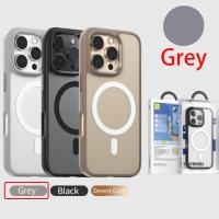 Blueo Skin Friendly Frosted Anti-Drop Case - iPhone 16 Pro - Grey In Blister