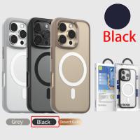 Blueo Skin Friendly Frosted Anti-Drop Case - iPhone 16 Pro - Black In Blister