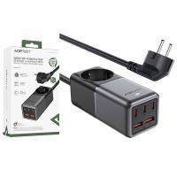 Acefast Z2 GaN Wall Charger 4000W 5A 1 x USB-A - 2 x USB-A - 3 x USB-C Grey in Blister