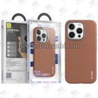 Blueo Leather Mobile Phone Case iPhone 14 Pro Max Brown In Blister