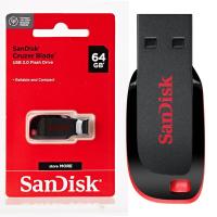 SanDisk Cruzer Blade USB 2.0 Flash Drive 64GB In Blister