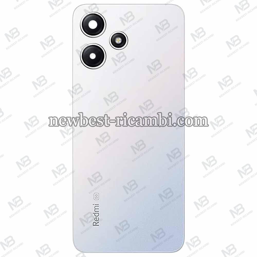 Xiaomi Redmi Note 12R 5G Back Cover + Camera Glass White