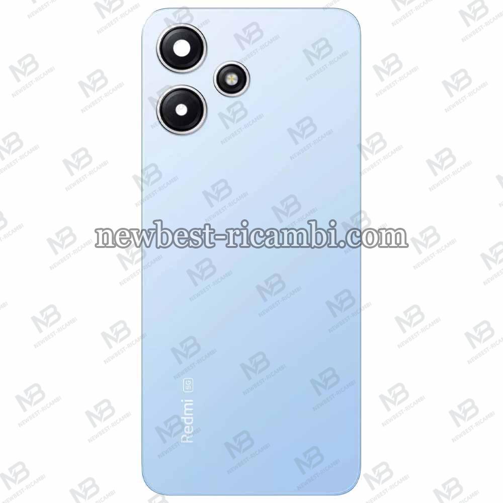 Xiaomi Redmi Note 12R 5G Back Cover + Camera Glass Blue