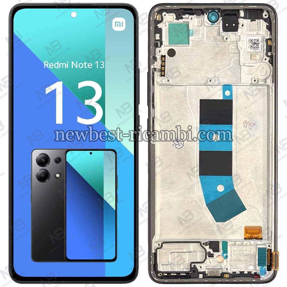 Xiaomi Redmi Note 13 4G Touch + Lcd + Frame Black Original