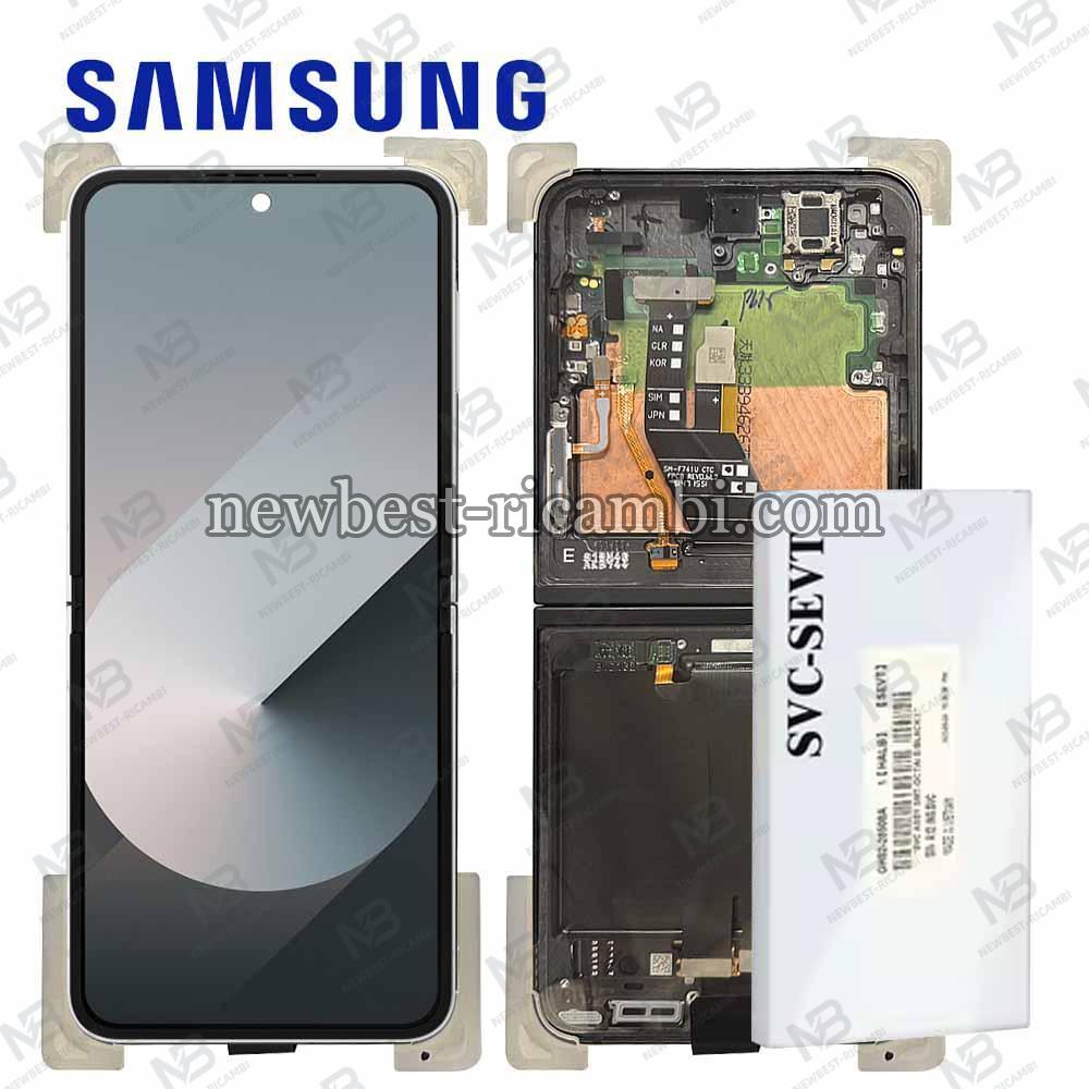 Samsung Galaxy Z Flip 6 F741 Touch + Lcd + Frame Inner Display Black Service Pack