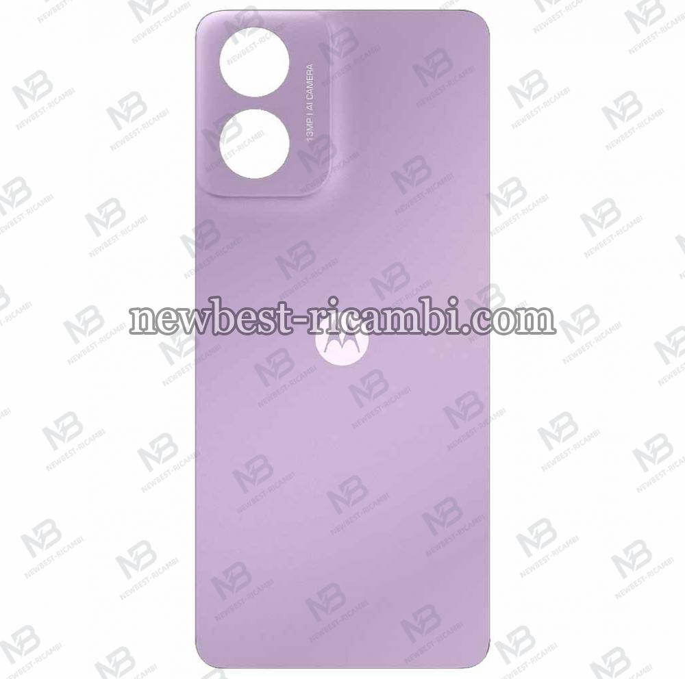 Moto E14 Back Cover Purple