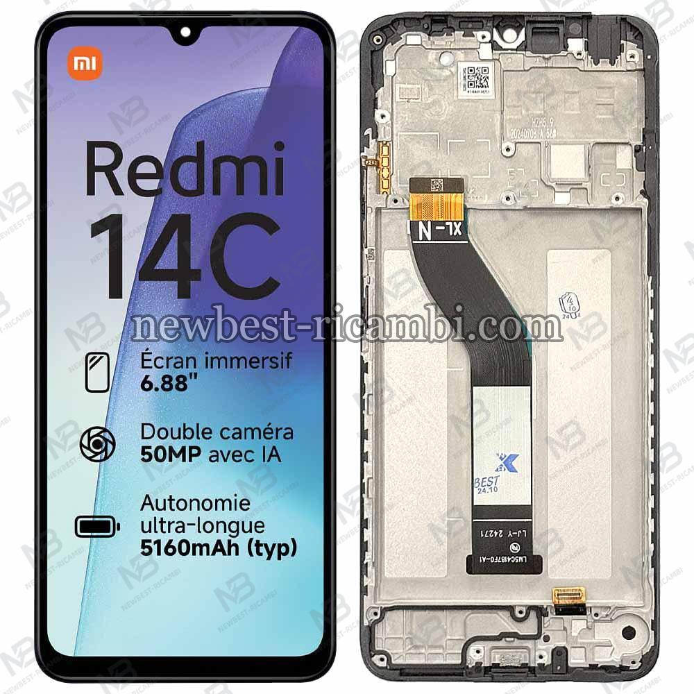 Xiaomi Redmi 14C (23100RN82L) Touch + Lcd + Frame Black