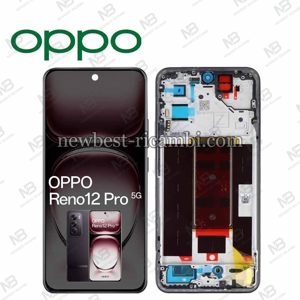 Oppo Reno 12 Pro 5G (CPH2629) Touch + Lcd + Frame Black Service Pack