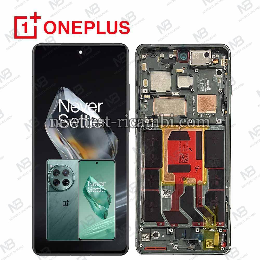 One Plus 12 5G Touch + Lcd + Frame Green Service Pack