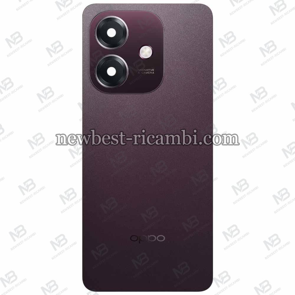 Oppo A3 5G (CPH2693) Back Cover + Camera Glass Red