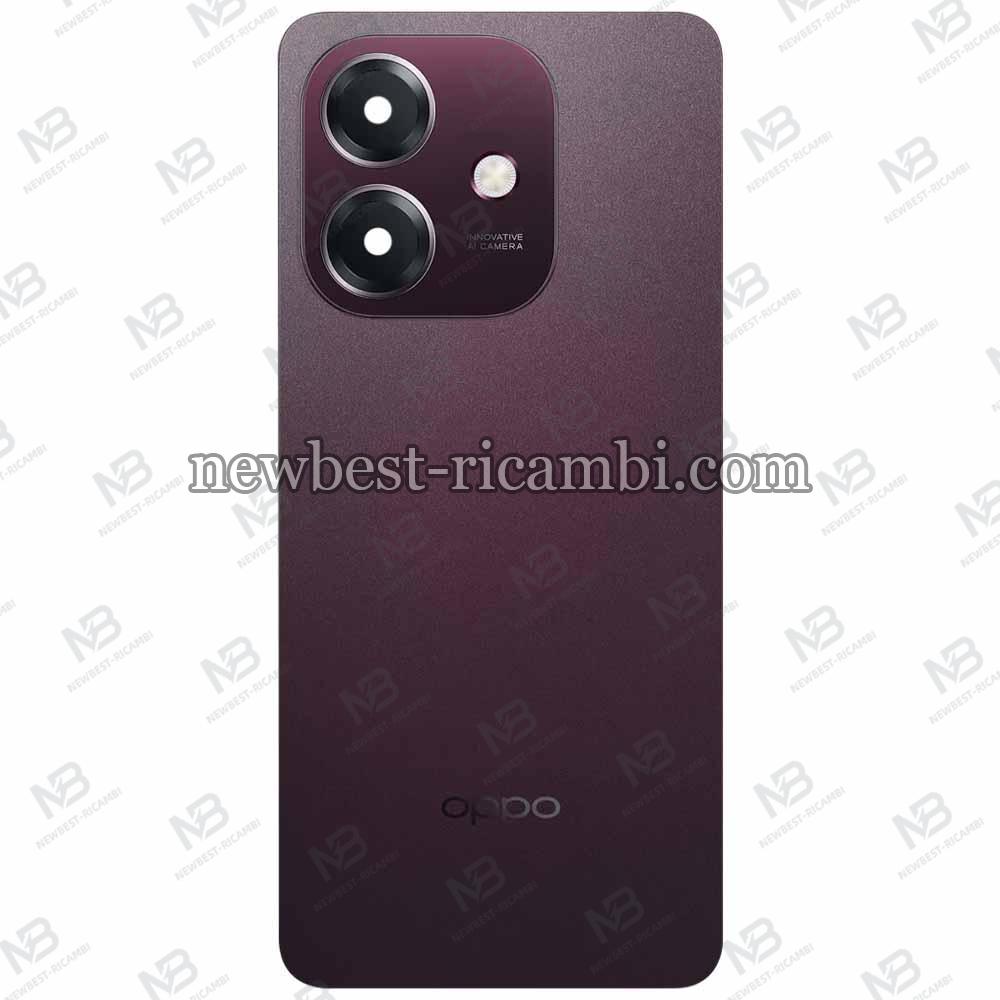 Oppo A3X 4G (CPH2641) Back Cover + Camera Glass Red
