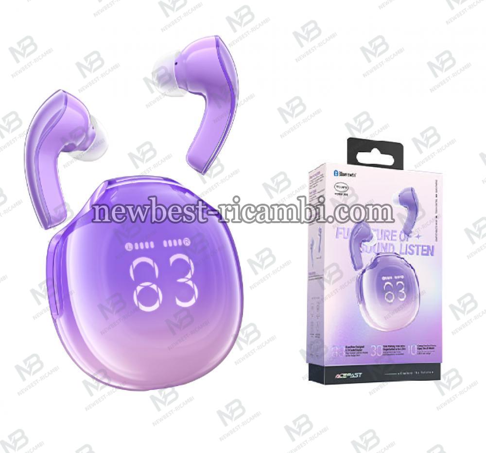 Acefast New T9 Tws Wireless Earphone Bluetooth 5.3 Crystal in Blister