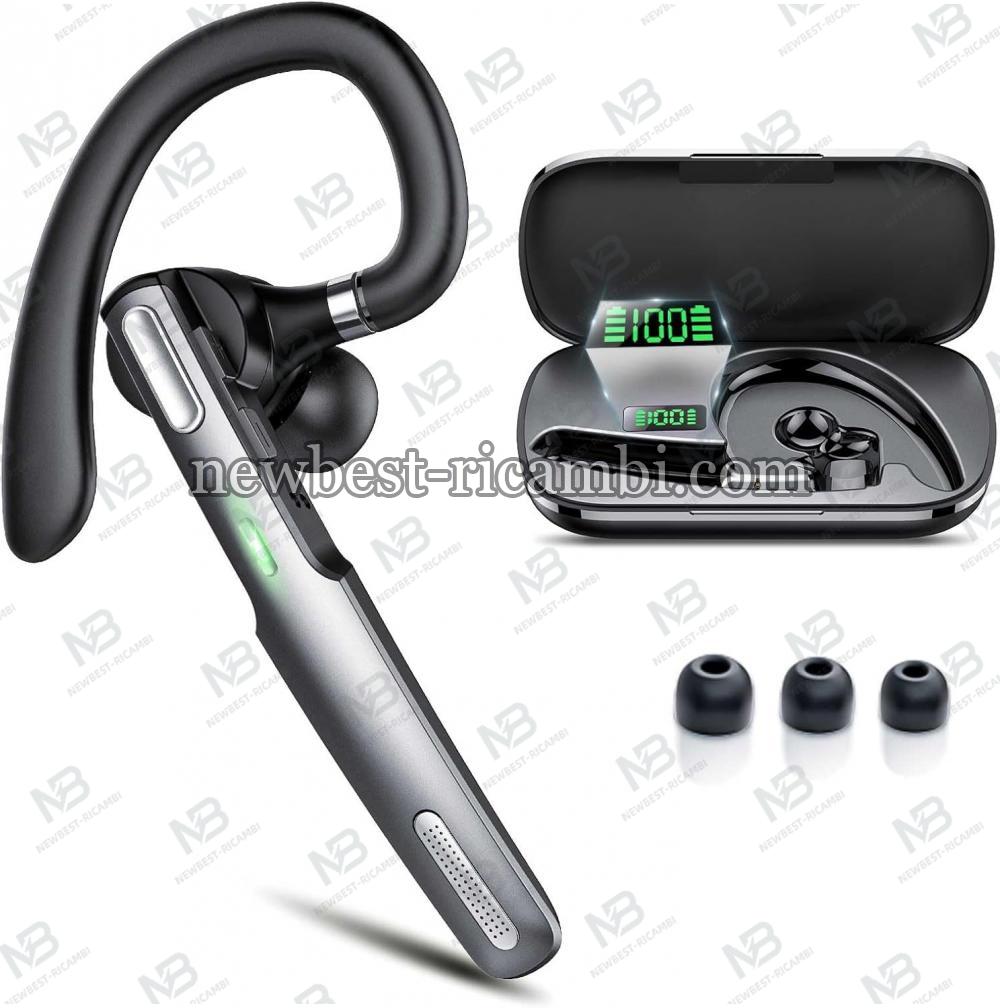 Hendari Bluetooth Headset V5.3, 100H Talk Handsfree Black in Blister