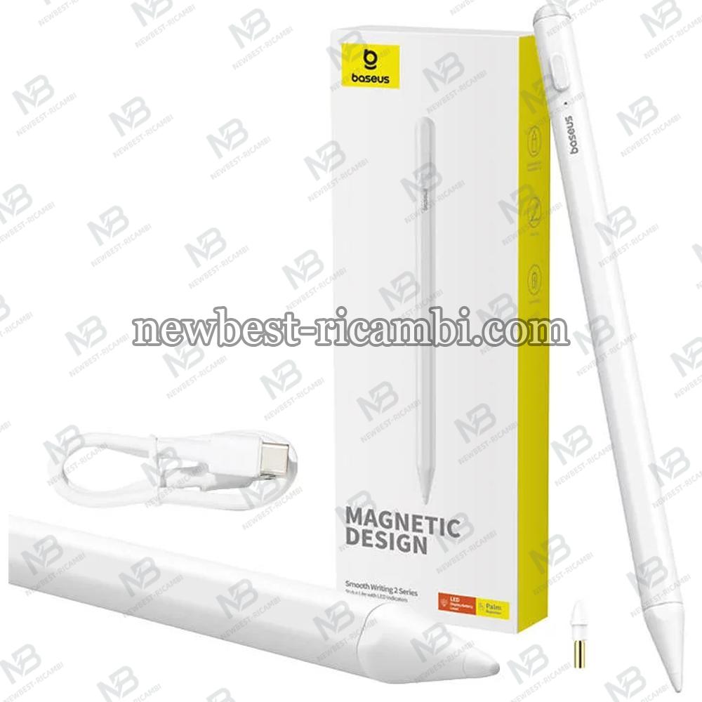 Pencil Baseus Smooth Writing 2 Series Magnetic for Apple iPad Active Version White P80015802213-02 In Blister