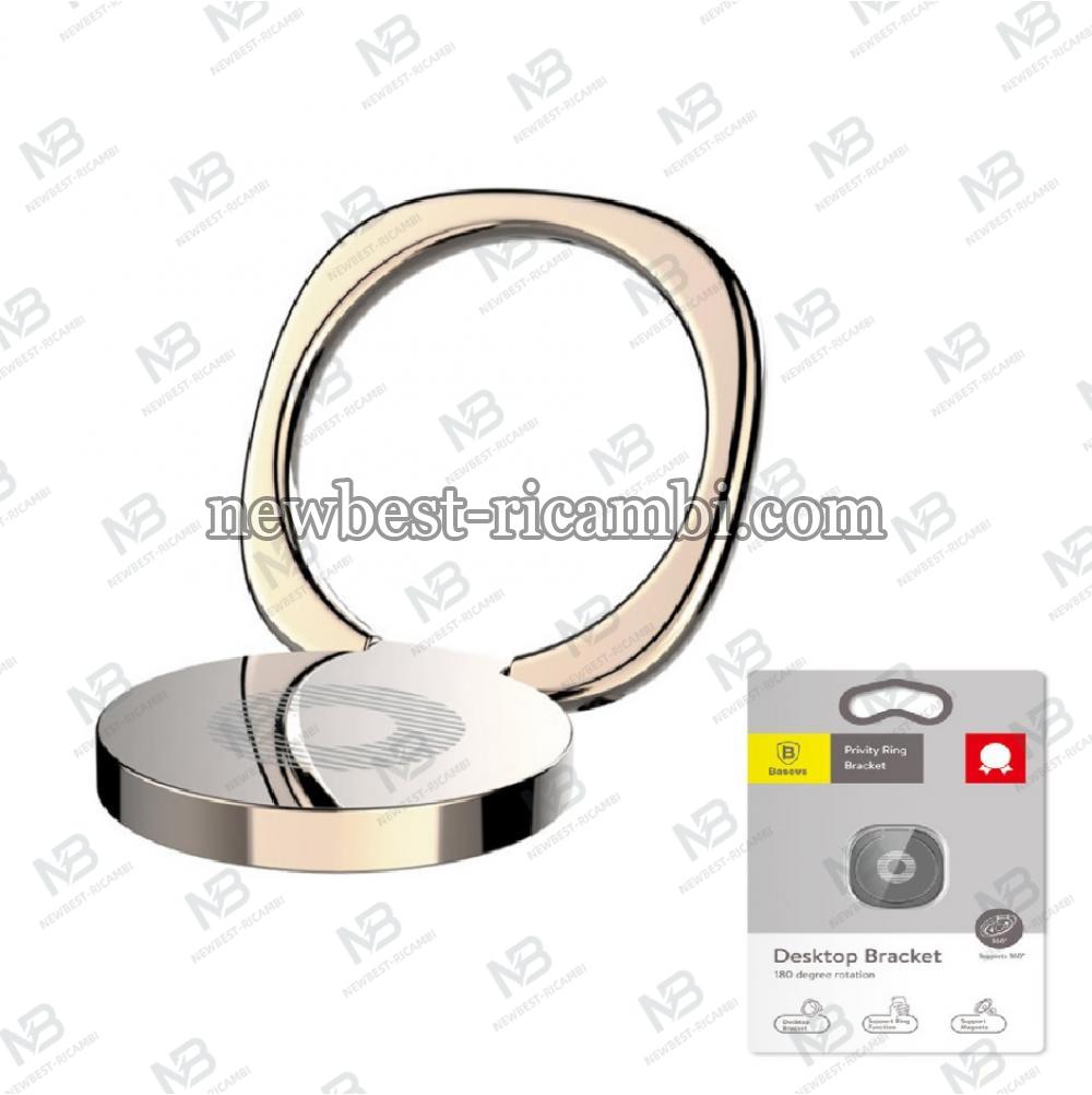 Magnetic Metal Ring Baseus Privity Universal Gold SUMQ-0V in Blister