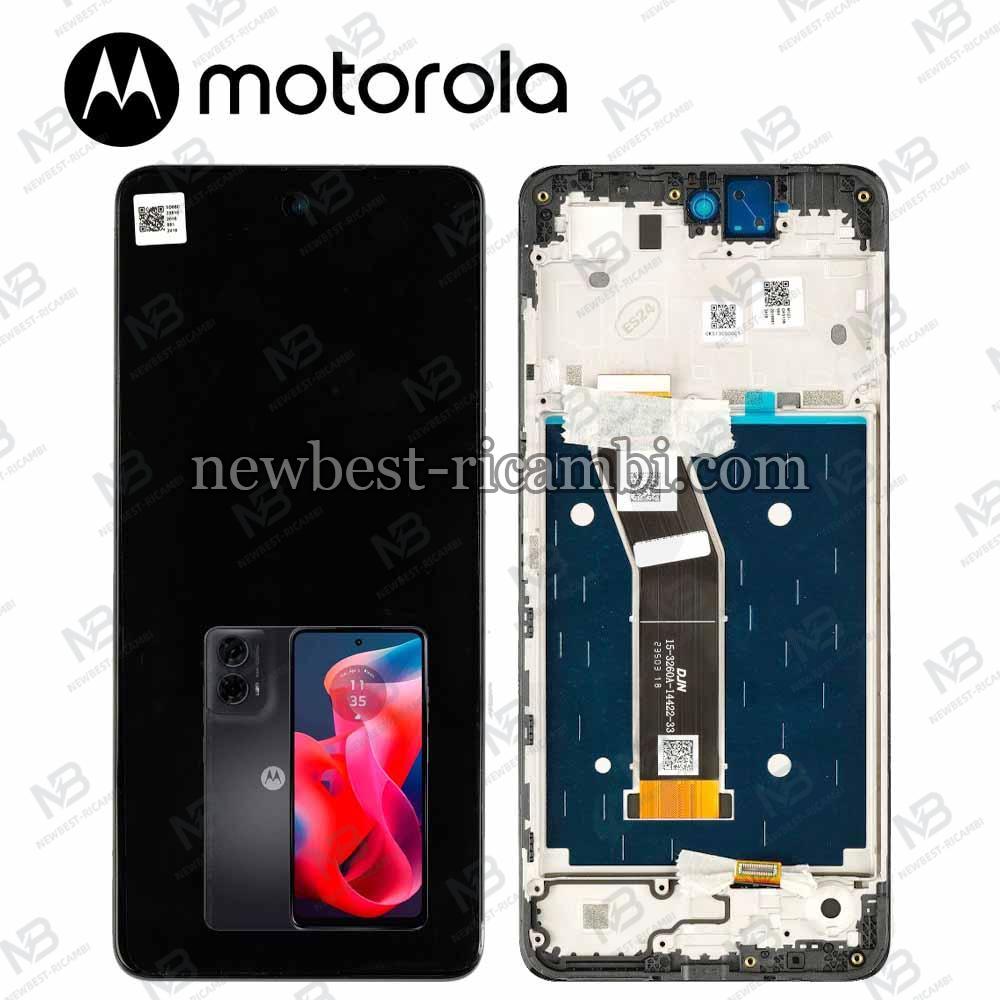 Moto G24 XT2423 Touch + Lcd + Frame Black Service Pack