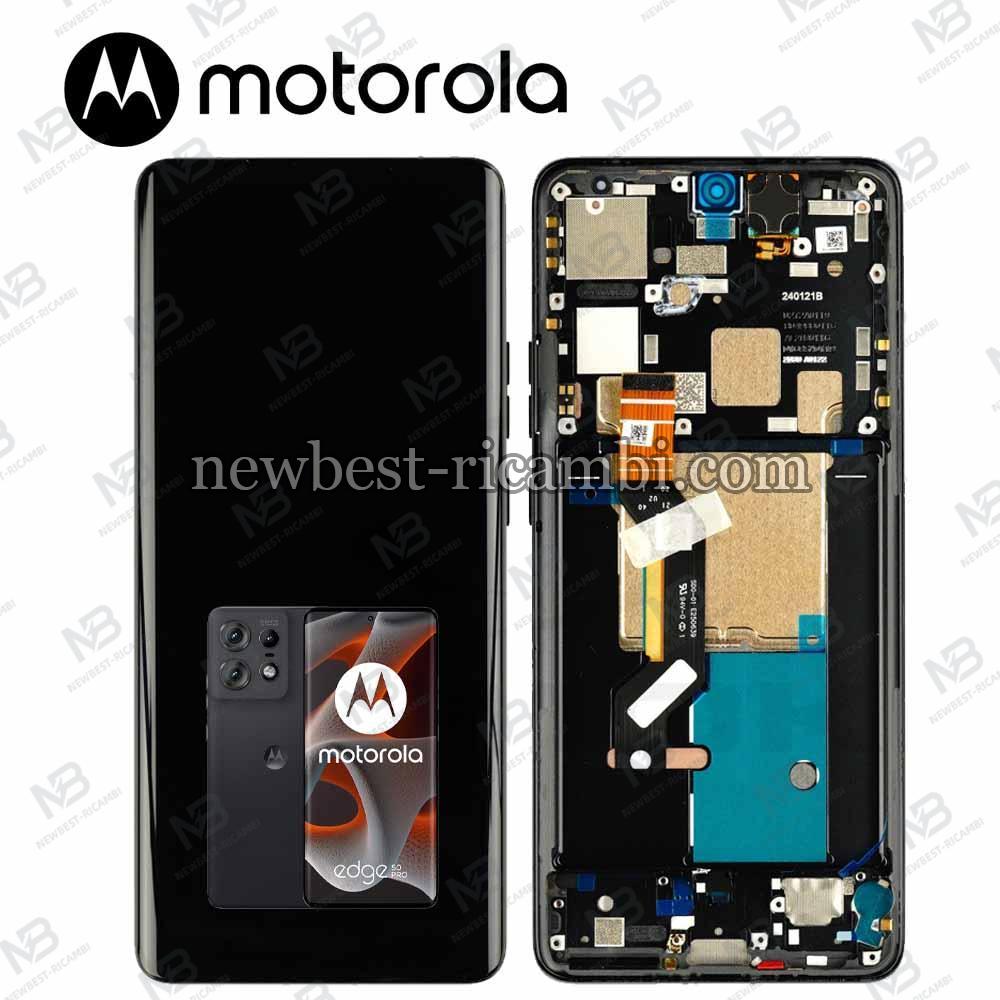 Motorola Edge 50 Pro 5G XT2403 Touch + Lcd + Frame Black Service Pack