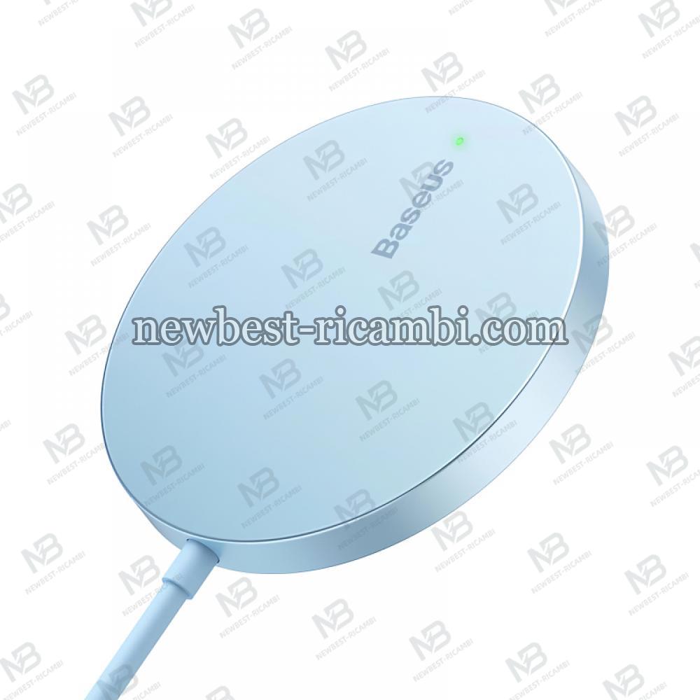 Wireless Charger Baseus Simple Mini 3 15W 1.67A Blue CCJJ040303 In Blister