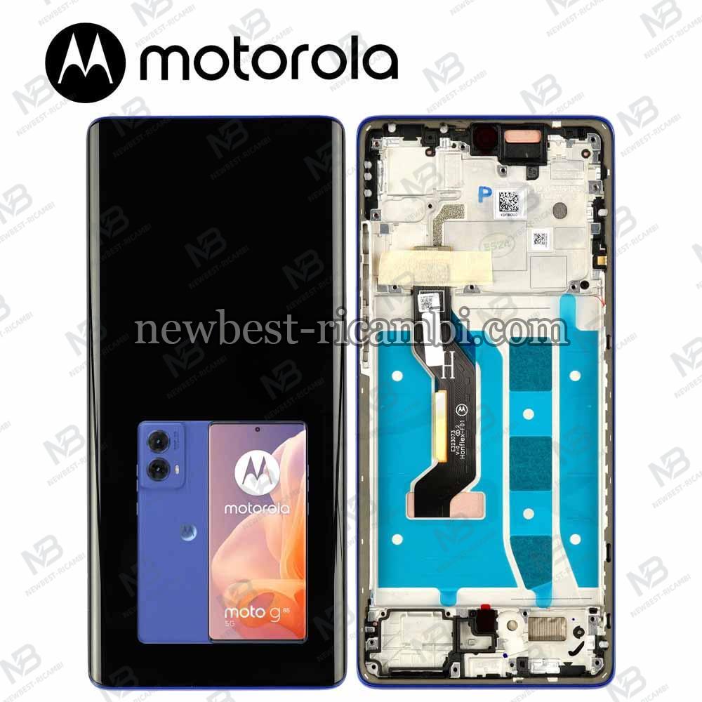 Moto G85 5G XT2427 Touch + Lcd + Frame Blue Service Pack