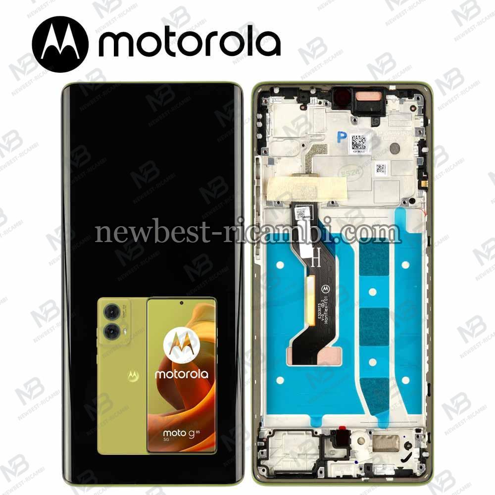 Moto G85 5G XT2427 Touch + Lcd + Frame Green Service Pack