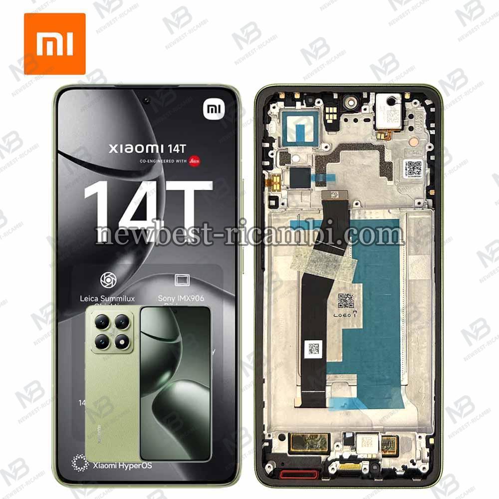 Xiaomi Mi 14T 5G Touch + Lcd + Frame Green Service Pack