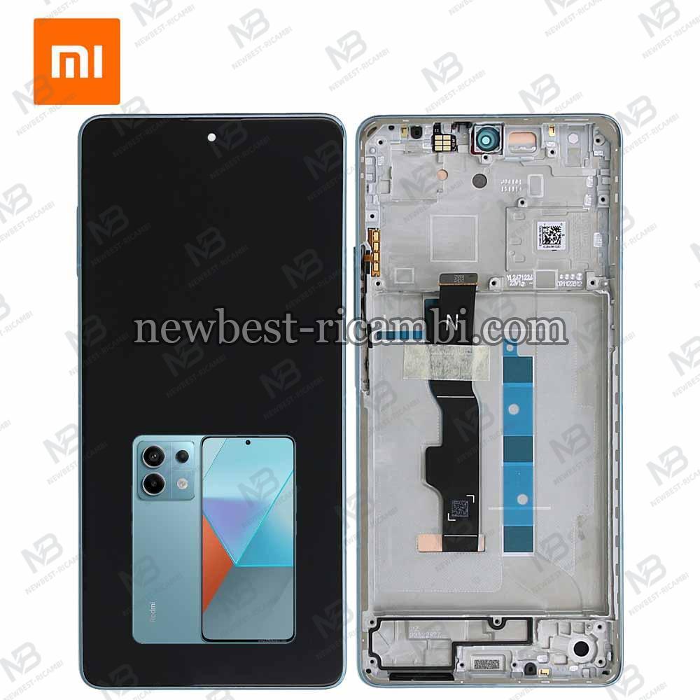 Xiaomi Redmi Note 13 5G Touch + Lcd + Frame Blue Service Pack