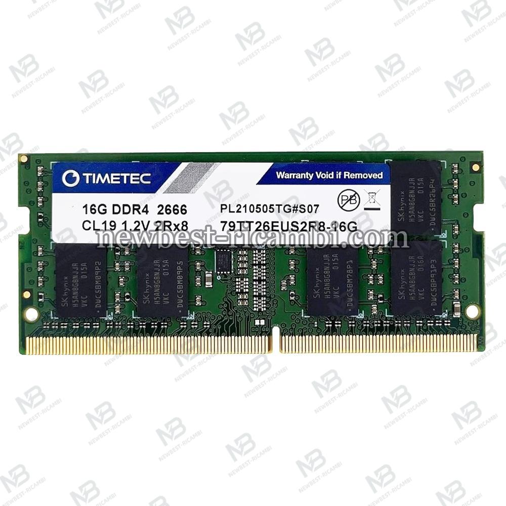 Timetec ECC UDIMM Server Memory RAM Module Upgrade (2666MHz 16GB SODIMM) In Blister