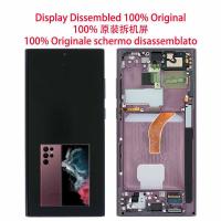 Samsung Galaxy S22 Ultra S908 Touch + Lcd + Frame Violet Disassembled Grade A