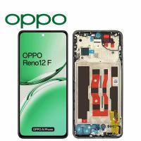 Oppo Reno 12 F 4G (CPH2687) Touch + Lcd + Frame Black Service Pack