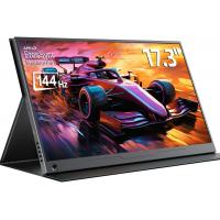 UPERFECT Portable Monitor 17 Inch 144Hz Mobile Display 1920 * 1080 Full HD Black in Blister