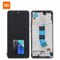 Xiaomi Redmi Note 13 4G Touch + Lcd + Frame Black Service Pack