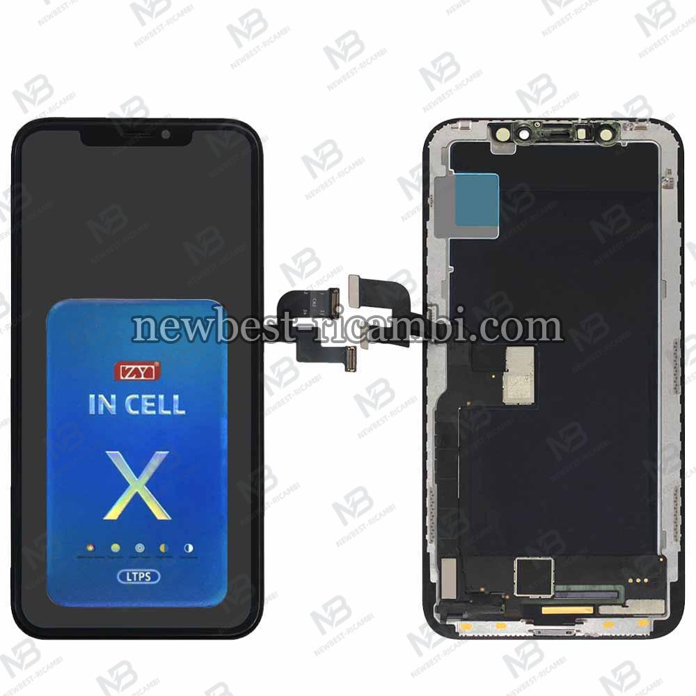 iPhone X Touch + Lcd + Frame Black ZY OEM Incell