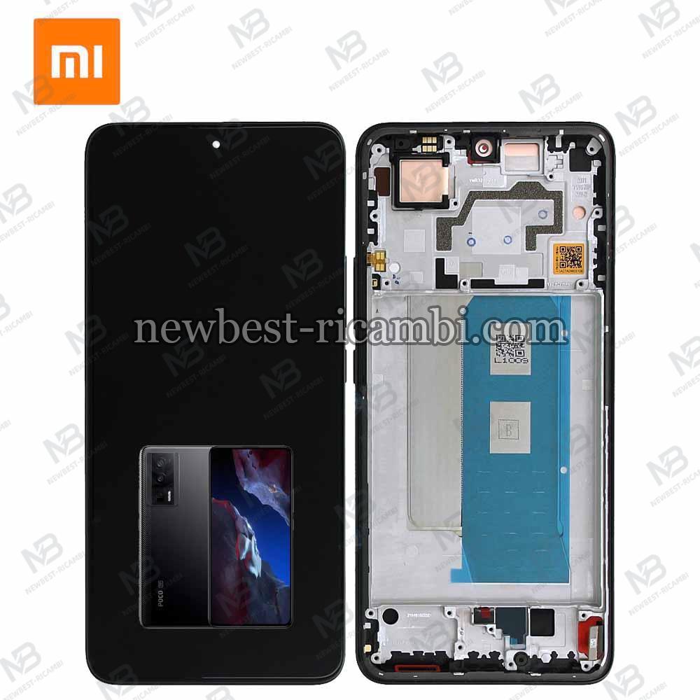 Xiaomi Poco F5 Pro 5G / Redmi K60 / K60 Pro 5G Touch + Lcd + Frame Black Original Service Pack