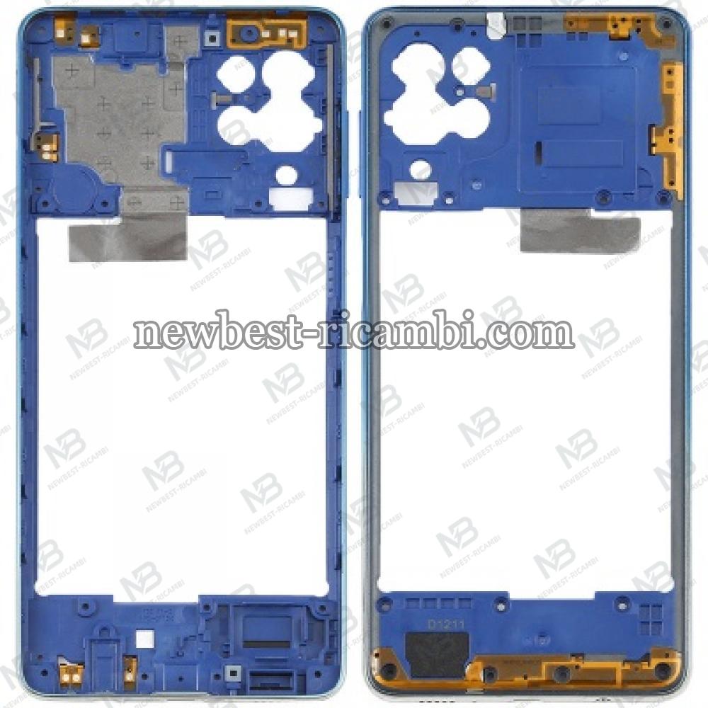 Samsung Galaxy M62 M625 Frame B + Side Key Blue