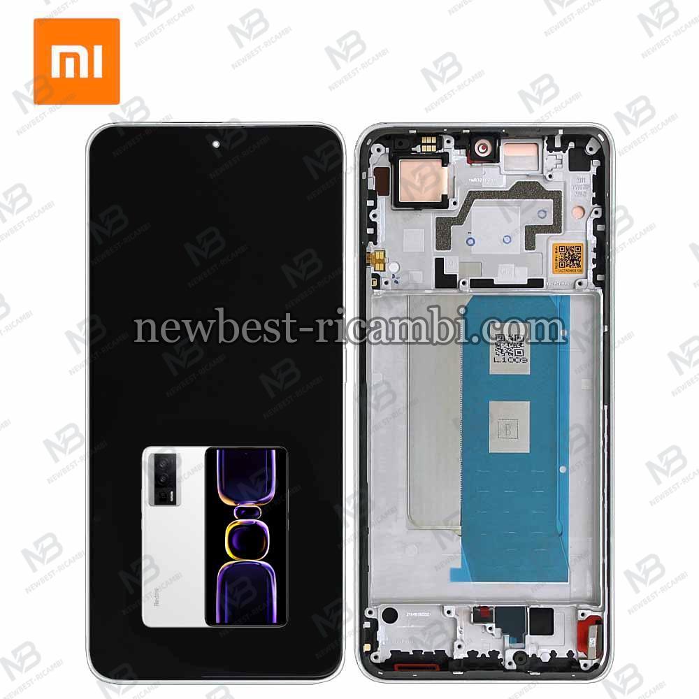 Xiaomi Poco F5 Pro 5G / Redmi K60 / K60 Pro 5G Touch + Lcd + Frame White Original Service Pack