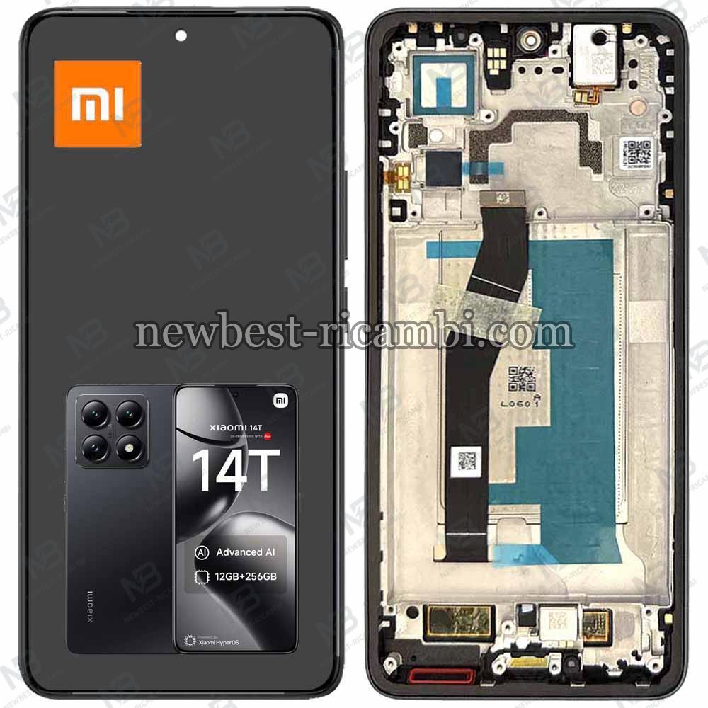 Xiaomi Mi 14T 5G Touch + Lcd + Frame Black Service Pack