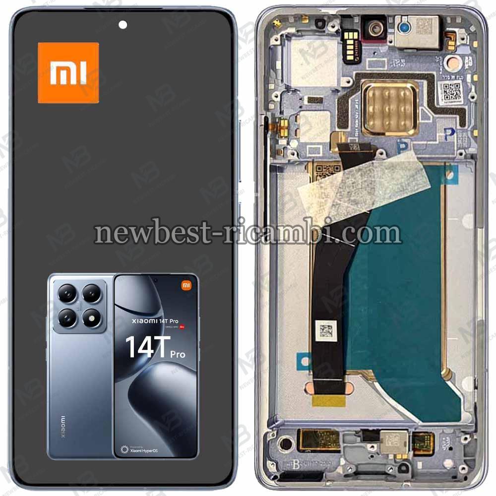 Xiaomi Mi 14T Pro 5G Touch + Lcd + Frame Blue Service Pack