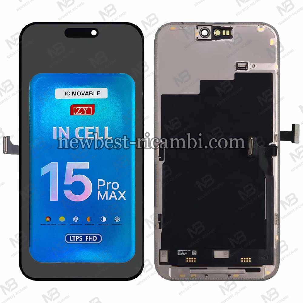 iPhone 15 Pro Max Touch+Lcd+Frame Black ZY Incll OEM