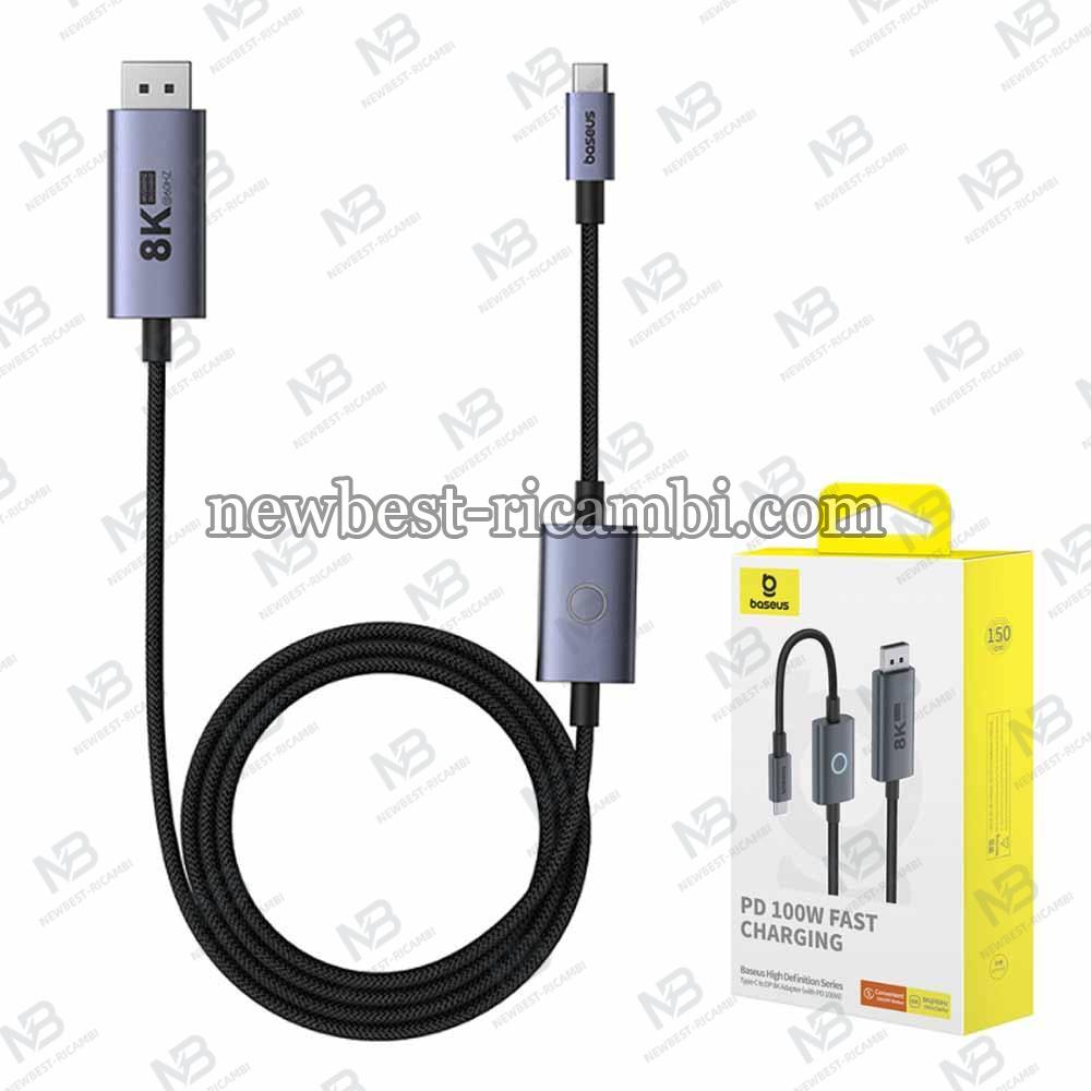 USB-C to DisplayPort Cable Baseus 1.5m Black B0063370D111-02 In Blister