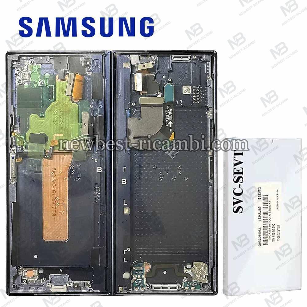 Samsung Galaxy Z Fold 6 F956 Touch + Lcd + Frame Blue / Navy Service Pack