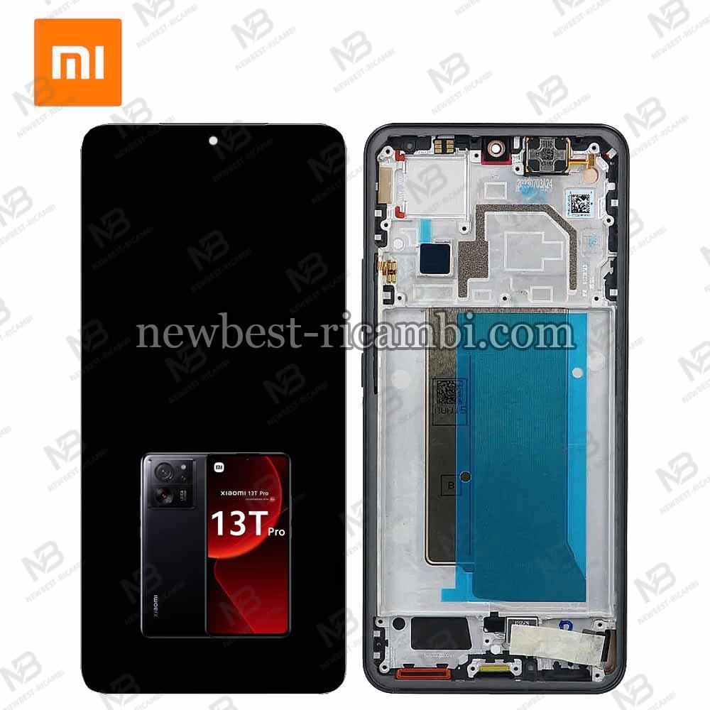 Xiaomi Mi 13T / 13T Pro Touch + Lcd + Frame Black Original Service Pack