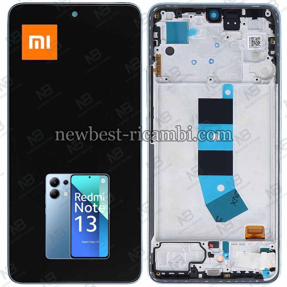 Xiaomi Redmi Note 13 4G Touch + Lcd + Frame Blue Service Pack