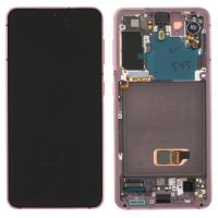 Samsung Galaxy S21 G991 Touch + Lcd + Frame Pink Service Pack