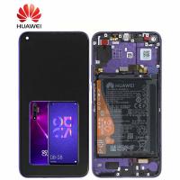 Huawei Honor 20 / Nova 5T Touch + Lcd + Frame + Battery Purple Service Pack