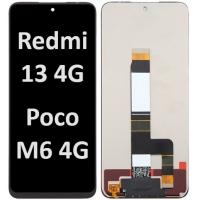 Xiaomi Poco M6 4G / Redmi 13 4g Touch + Lcd Black Original