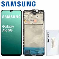 Samsung Galaxy A16 4G / 5G / A165 / A166 Touch + Lcd + Frame Black Service Pack